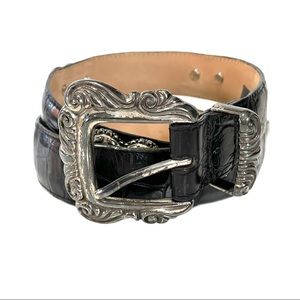 Vtg 1996 Brighton Belt Brown Size M